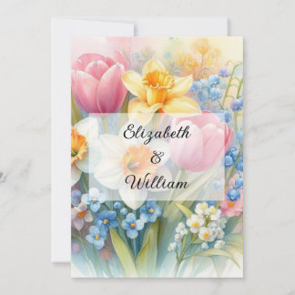 Minimalist calligraphy text invitation