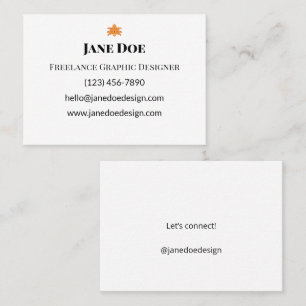 Minimalist Calling Cards Elegant Brand Identity