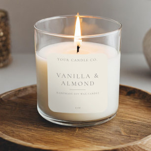 Minimalist Candle Label