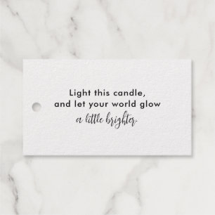 Minimalist Candle Tag (Branded Packaging)