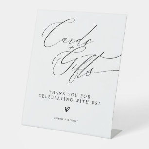 Minimalist Cards and Gifts Wedding Sign