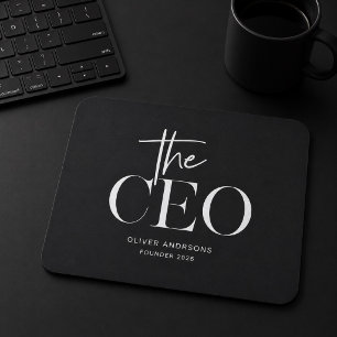 Minimalist CEO Mouse Pad Personalised