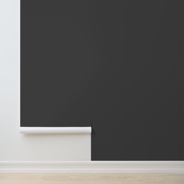 Minimalist charcoal grey plain solid colour modern wallpaper (Application)
