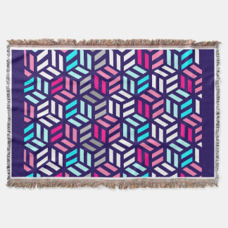 Minimalist Chequered Area Rug | Modern Grid Throw Blanket