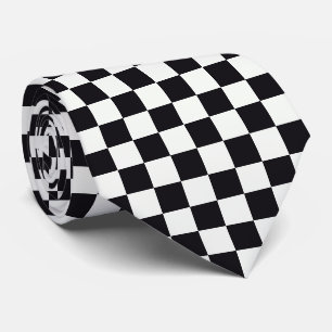 Minimalist Chequered Neck Tie