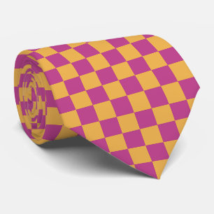 Minimalist Chequered Neck Tie