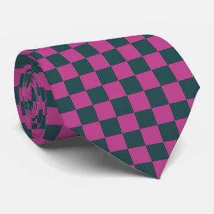 Minimalist Chequered Neck Tie