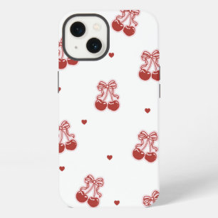 Minimalist Cherry Bow Phone Case iPhone/iPad case