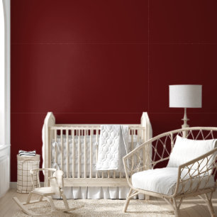 Minimalist Cherry Wood Red Dark Brown Custom Colou Wallpaper