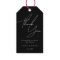 Minimalist Chic Black Wedding Favours Gift Tags