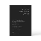 Minimalist Chic Happily Ever After Party