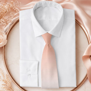 minimalist chic pastel dusty rose ombre blush pink tie