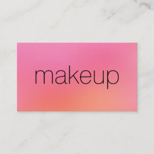 Minimalist Chic Text Blended Background Business Card