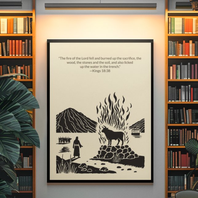 Minimalist Christian Wall Art – Bible Verse Print (Creator Uploaded)