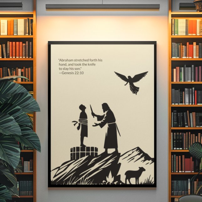Minimalist Christian Wall Art – Bible Verse Print (Creator Uploaded)