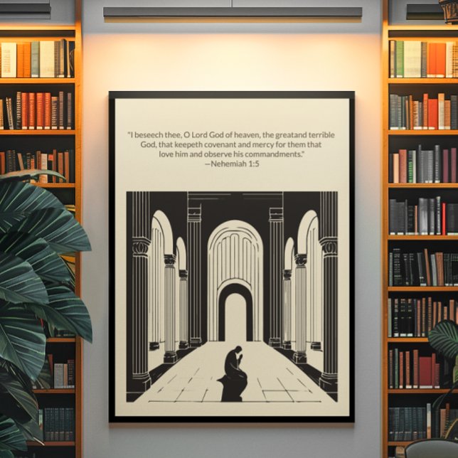 Minimalist Christian Wall Art – Bible Verse Print (Creator Uploaded)