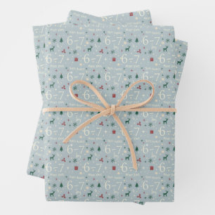 Minimalist Christmas 67 Meme Happy Holidays Xmas Wrapping Paper Sheet