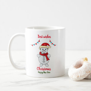 Minimalist Christmas and New Year Happy Coffee Mu Mug