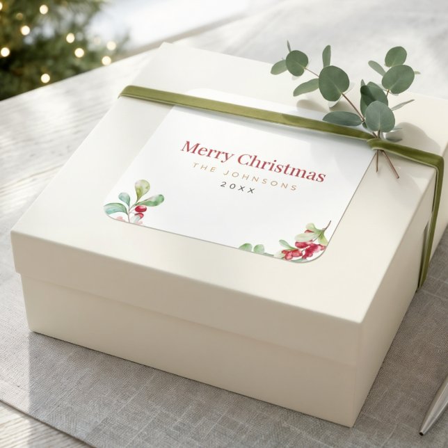 Minimalist Christmas Gift Wrap Sticker (Creator Uploaded)