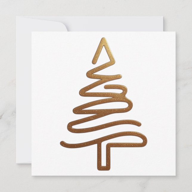 MINIMALIST CHRISTMAS TREE CARD (Front)