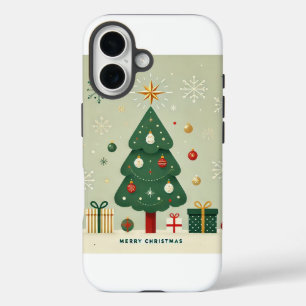 Minimalist Christmas Tree Design for Phone Cover