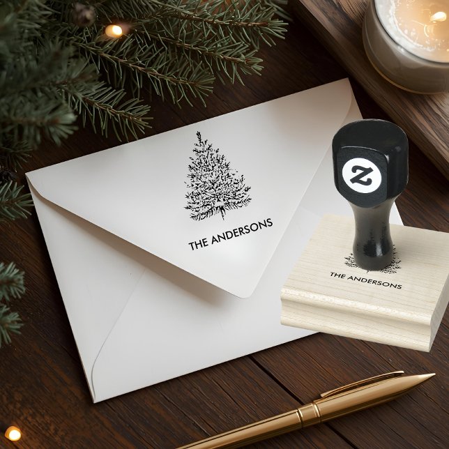 Minimalist Christmas Tree Rubber Stamp (Creator Uploaded)