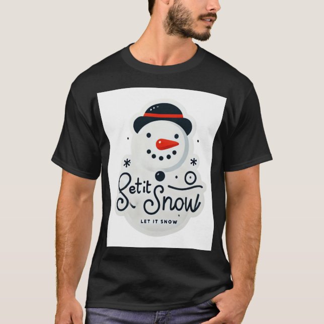 Minimalist Christmas Tree with Star and Holiday Me T-Shirt (Front)