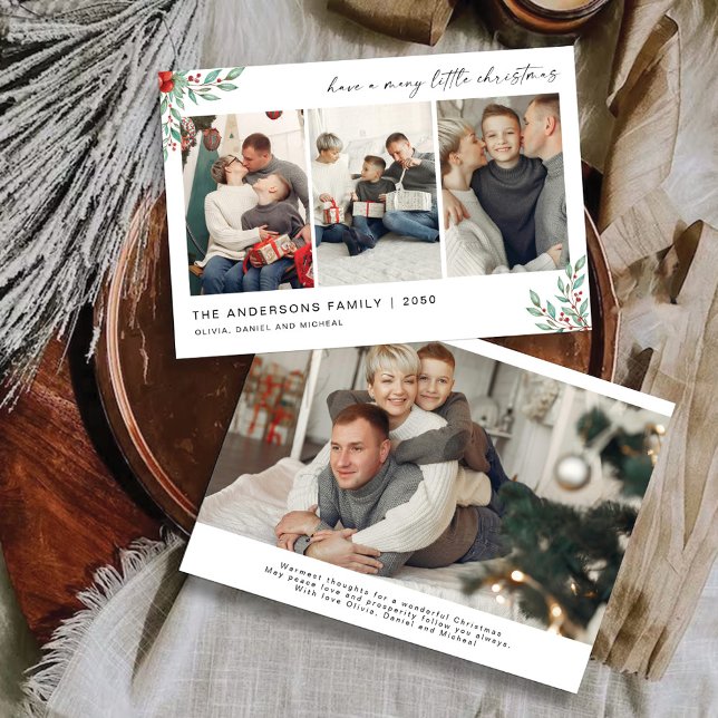 Minimalist Christmas with Photo Card (Creator Uploaded)