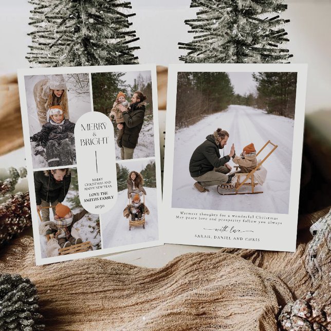 Minimalist Christmas with Photo Card (Creator Uploaded)