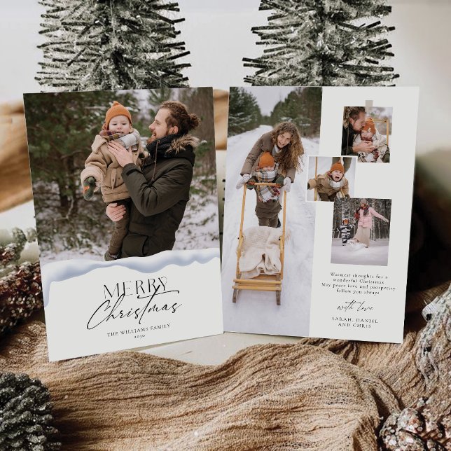 Minimalist Christmas with Photo Card (Creator Uploaded)