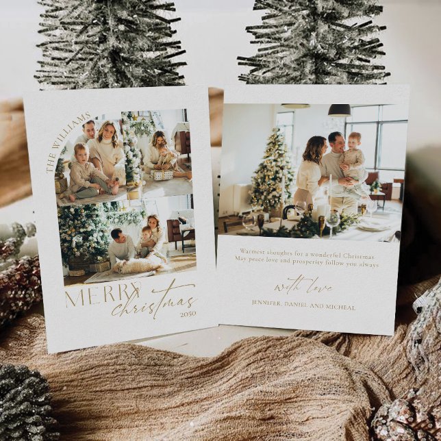 Minimalist Christmas with Photo Card (Creator Uploaded)