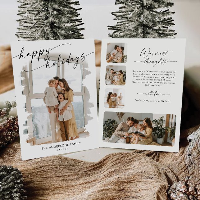 Minimalist Christmas with Photo Card (Creator Uploaded)