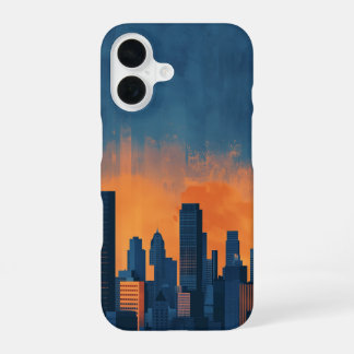 Minimalist City Skyline iPhone 16 Case
