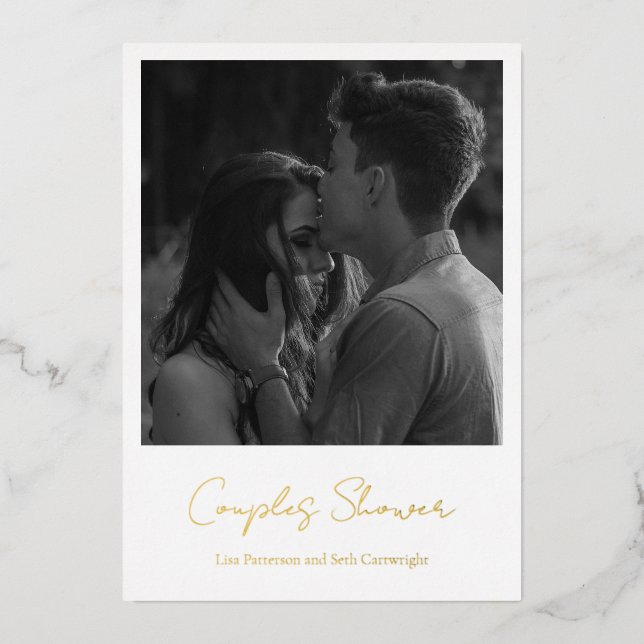 Minimalist Classic Couples Shower (Front)