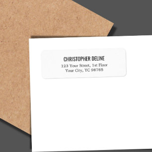 Minimalist Classic Elegant White Label