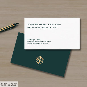 Minimalist Classic Professional Business Card
