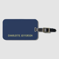 Minimalist Classical Professional Blue Color Name