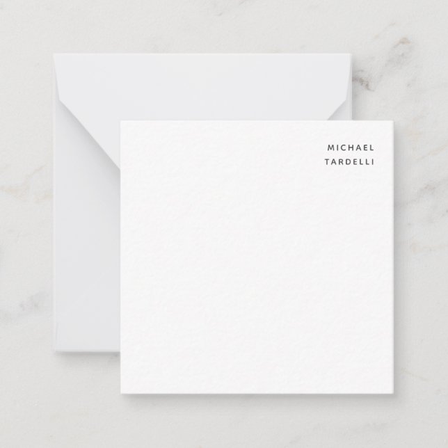 Minimalist Classical Professional Card (Front)