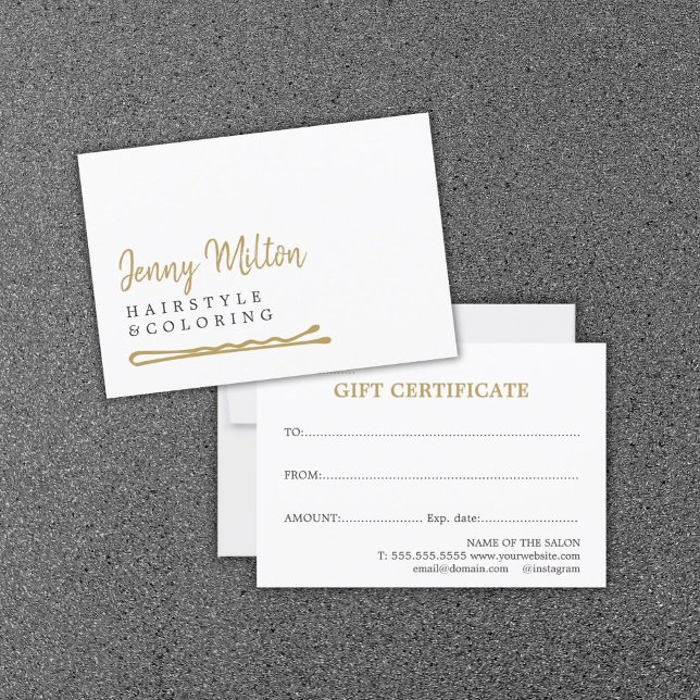 Minimalist Clean White Faux Gold Hair (Creator Uploaded)