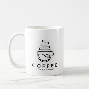 Minimalist Coffee Logo Premium Quality Mug