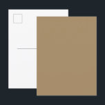 Minimalist Coffee Postcard – Customisable<br><div class="desc">This minimalist announcement postcard in a rich coffee tone is a timeless and professional way to share your message. Whether you’re organising a corporate event, announcing a wedding, inviting guests to a religious ceremony, or hosting a school celebration—this customisable card adapts effortlessly to your vision. You can fully personalise the...</div>