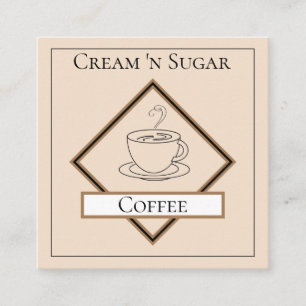 Minimalist Coffee Shop Business Card