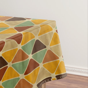 Minimalist Colorful Geometry–Fresh Stylish Pattern Tablecloth