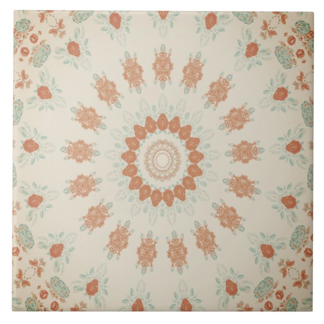 Minimalist Colourful Abstract Art Tile (Front)