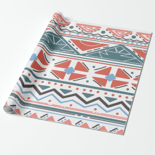 Minimalist Colourful Pattern - Modern Geometric Ar Wrapping Paper