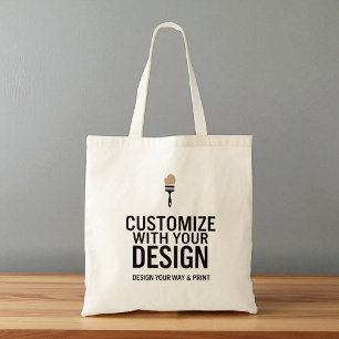 Minimalist Company Branded Custom Personalized  Tote Bag