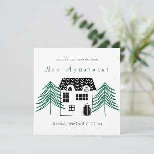 MINIMALIST CONGRATULATIONS ON YOUR NEW APARTMENT HOLIDAY CARD