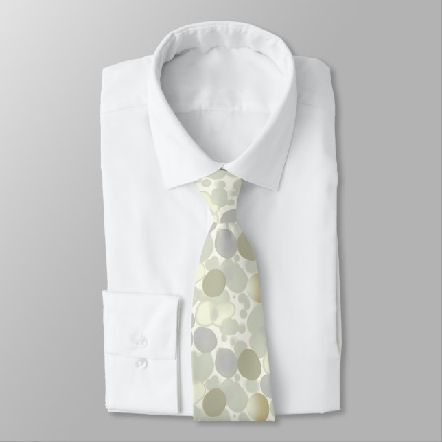 minimalist cool splash pattern  tie (Tied)