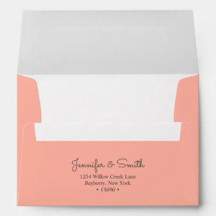 Minimalist Coral A7 Envelope