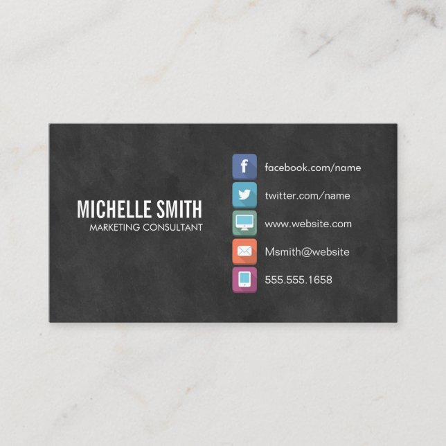 Minimalist Corporate Business Card (Front)